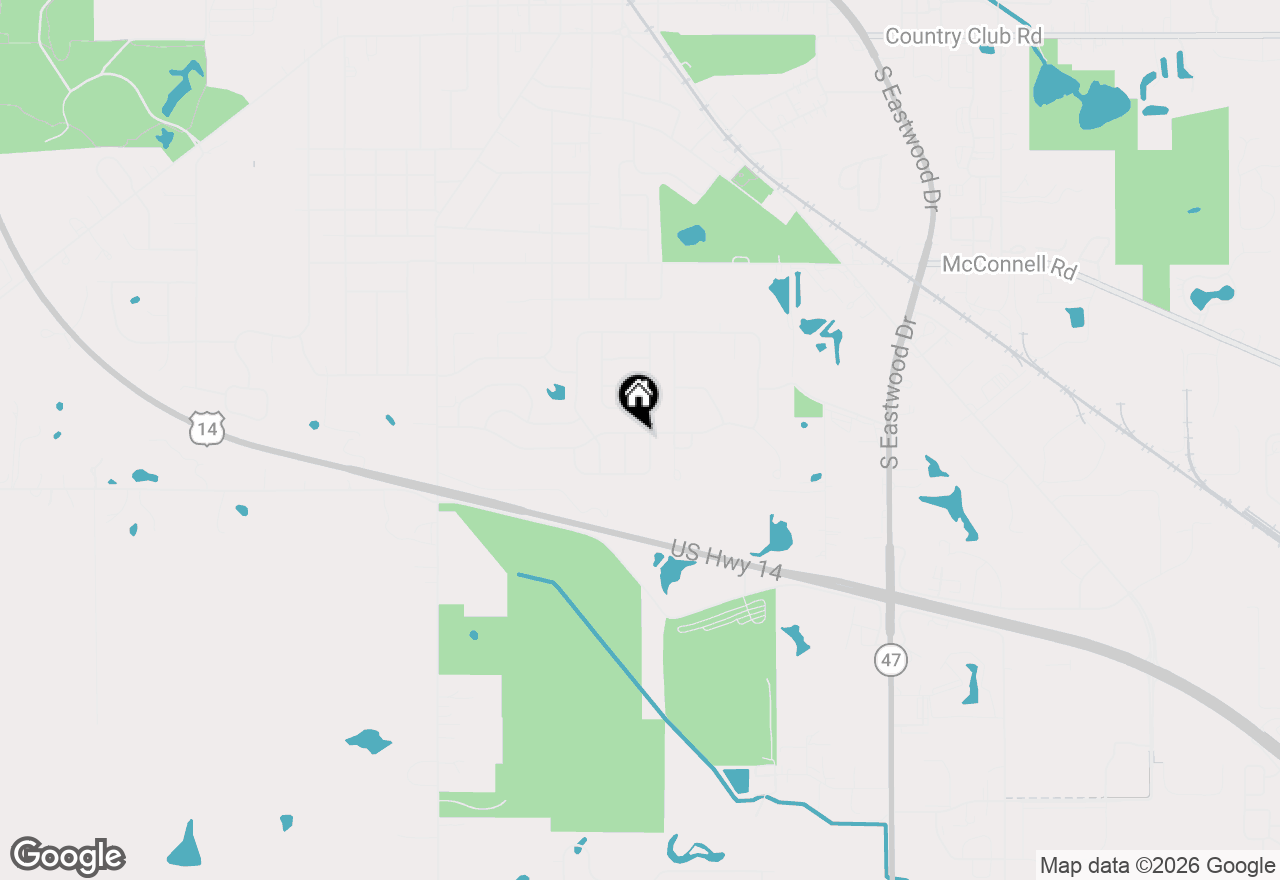Map of 2036 Olmstead Drive, Woodstock, IL 60098