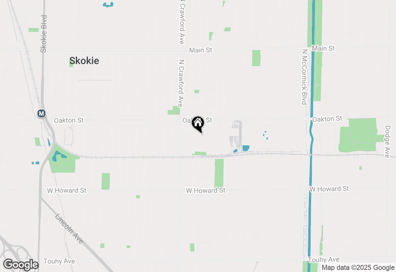 Map of 7901 E Prairie Road, Skokie, IL 60076