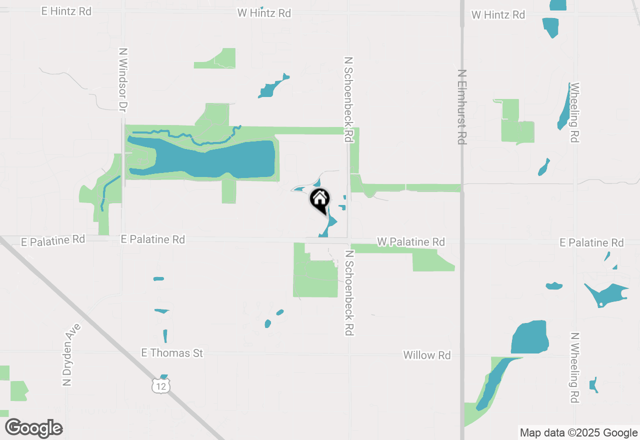 Map of 1964 N Coldspring Road, Arlington Heights, IL 60004