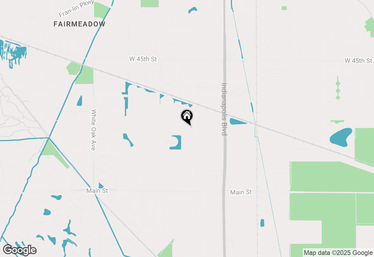Map of 2131 White Oak Lane, Highland, IN 46322