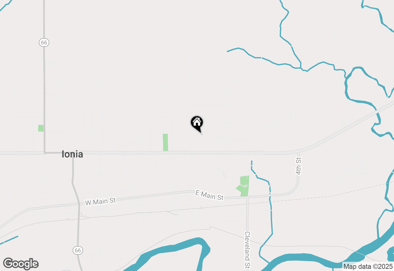 Map of 418 Jones Street, Ionia, MI 48846