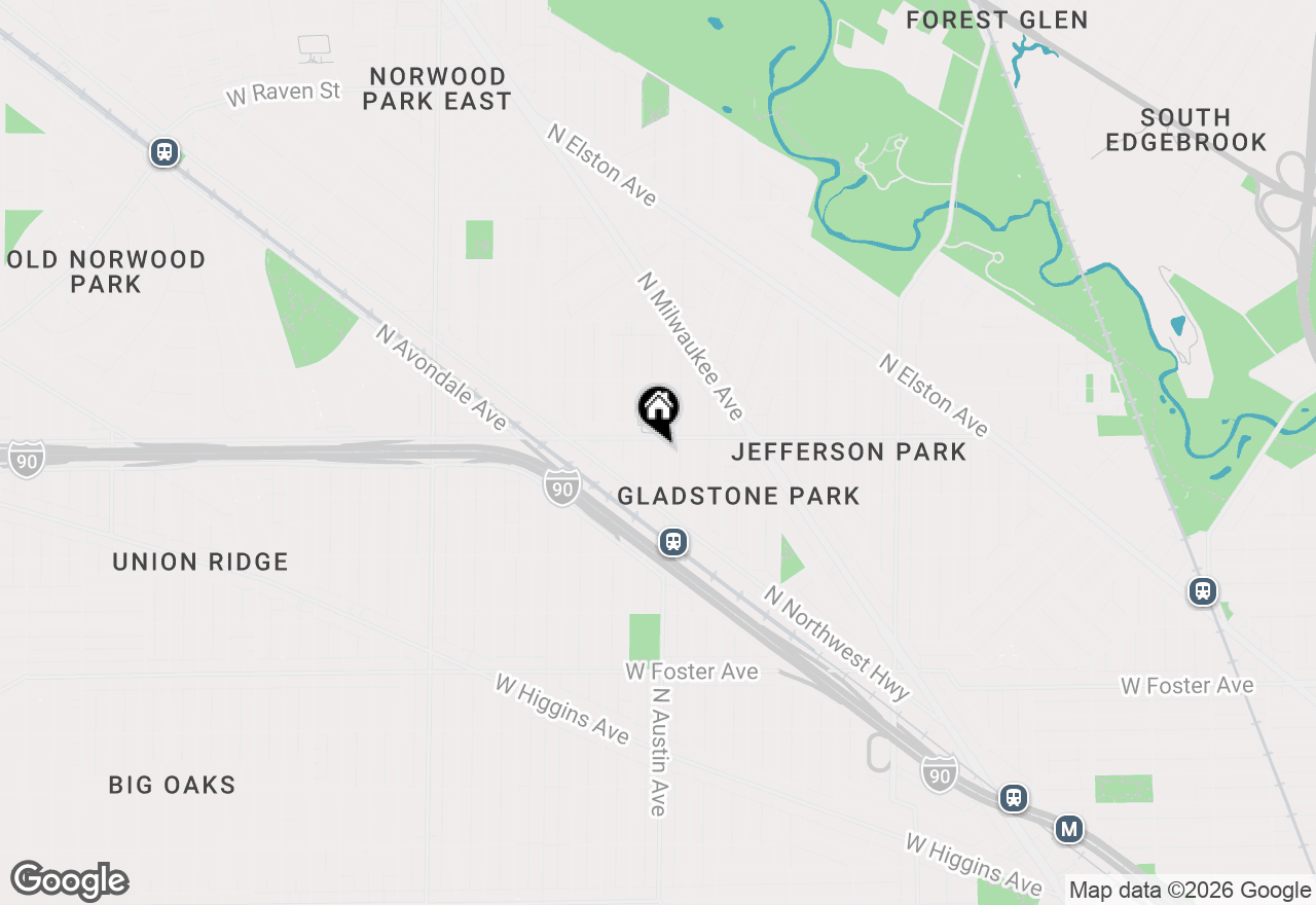 Map of 5546 N Austin Avenue, Chicago, IL 60630