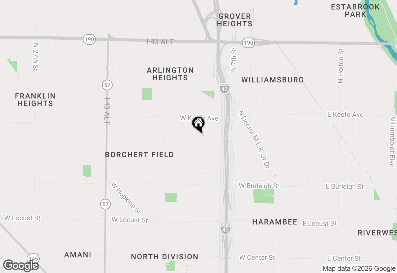 Map of 3336 N 11th St, Milwaukee, WI 53206