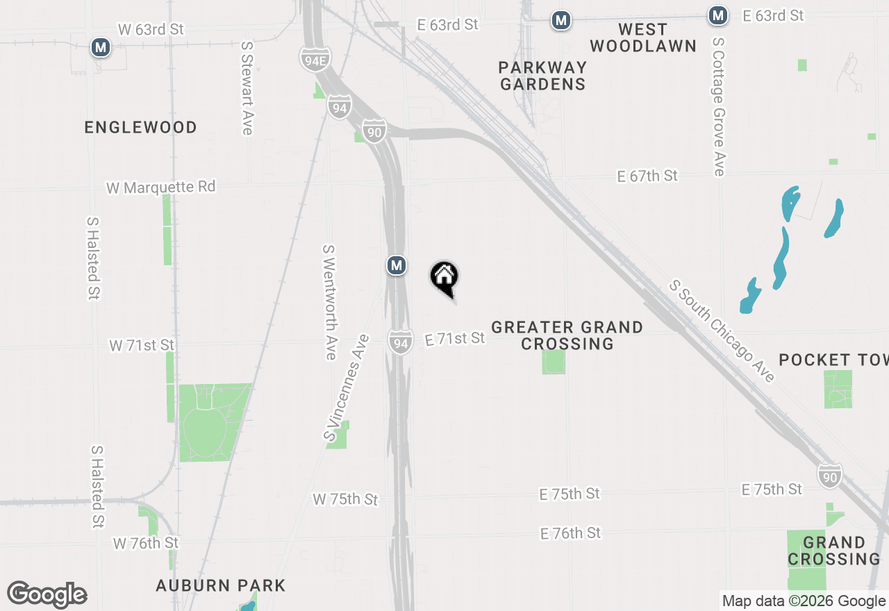 Map of 7007 S Wabash Avenue, Chicago, IL 60637