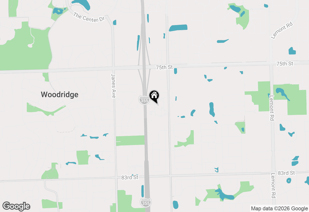 Map of 2208 Country Club Drive #6, Woodridge, IL 60517