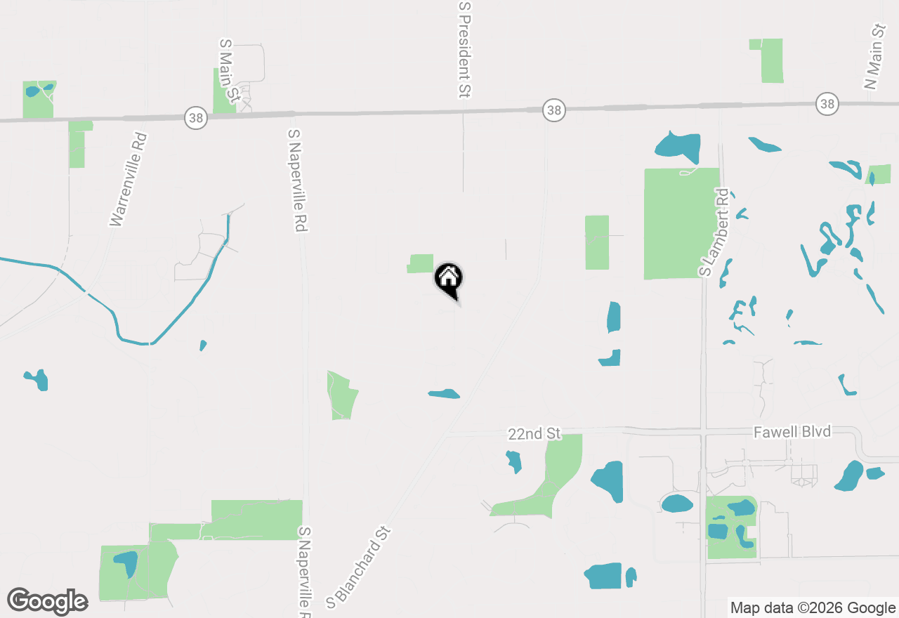 Map of 865 Sheldon Court #C, Wheaton, IL 60189
