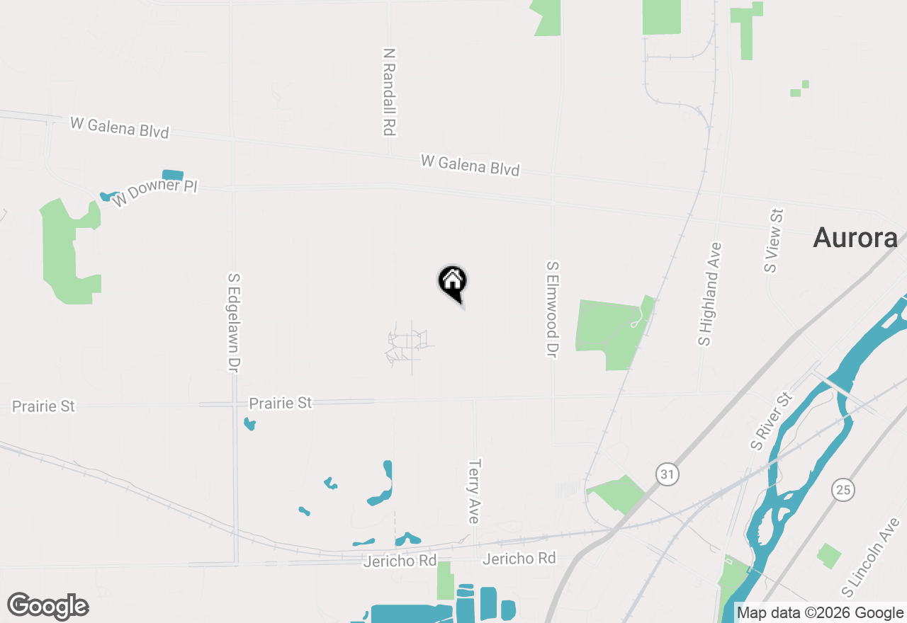 Map of 241 Legrande Boulevard, Aurora, IL 60506