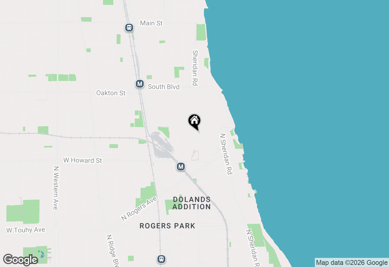 Map of 7730 N Ashland Avenue #C2, Chicago, IL 60626