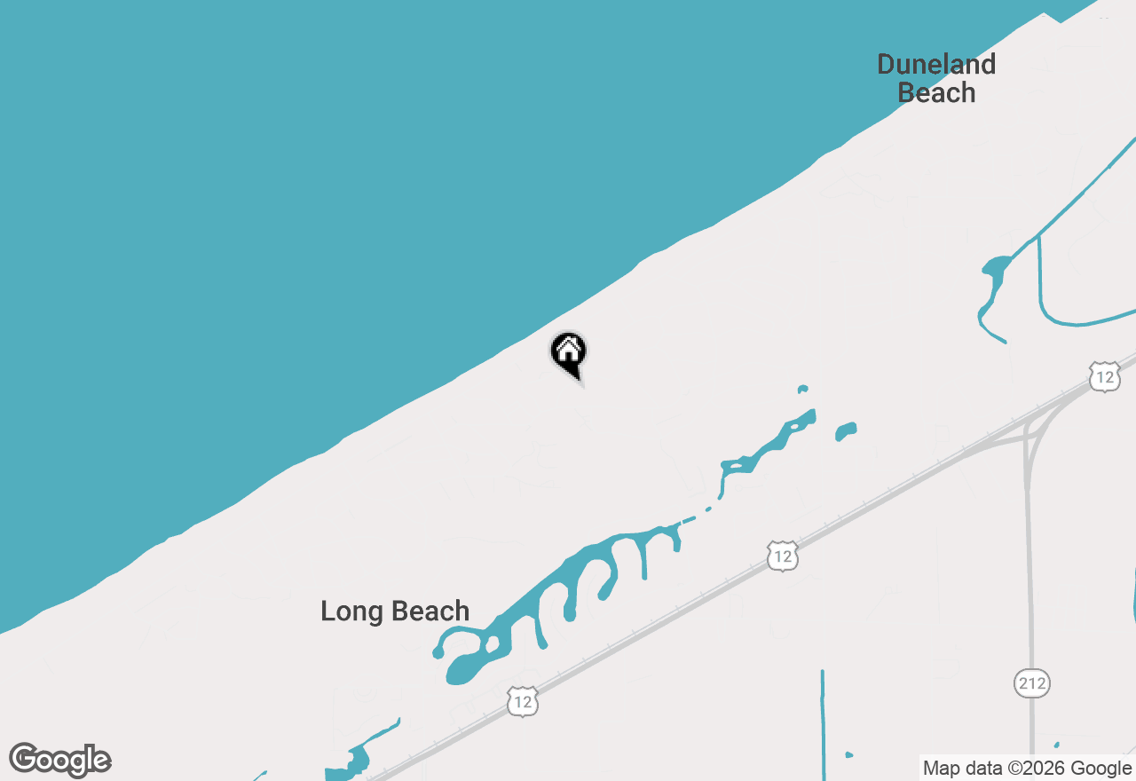 Map of 2501 Roslyn Trail, Long Beach, IN 46360