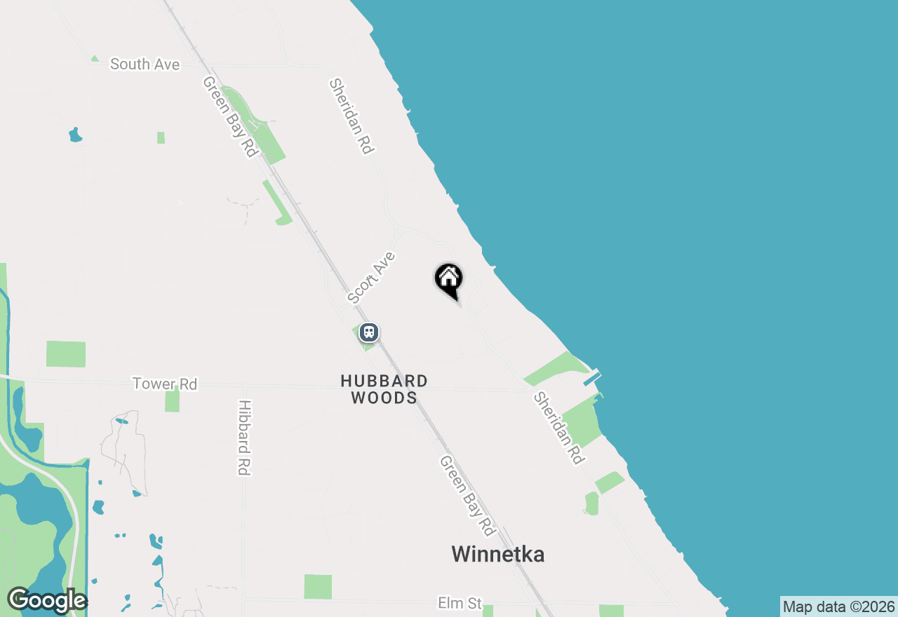 Map of 930 Fisher Lane, Winnetka, IL 60093