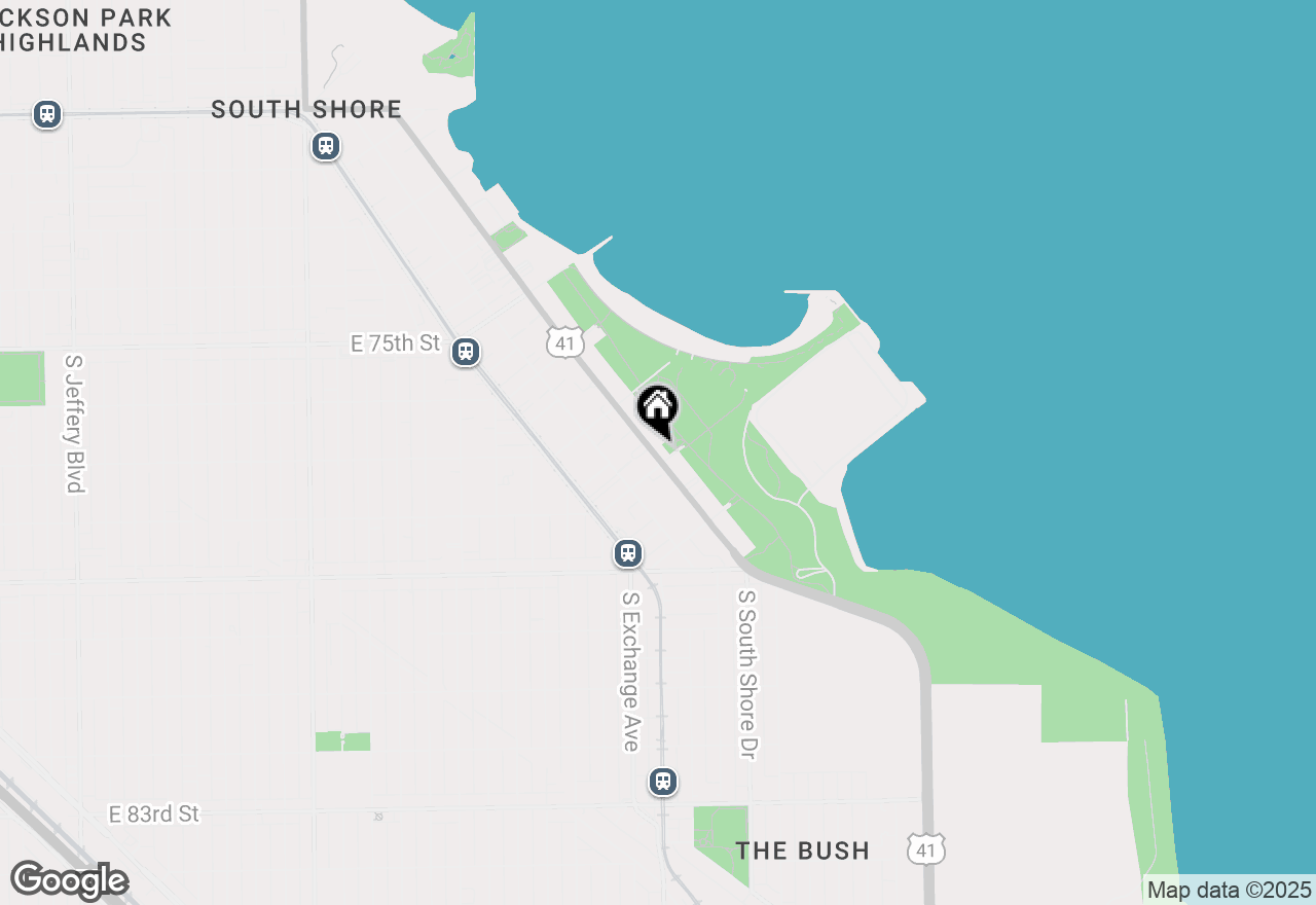 Map of 7763 S South Shore Drive, Chicago, IL 60649