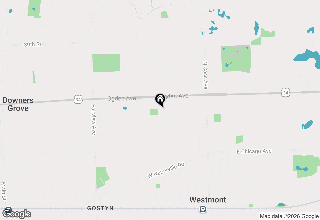 Map of 519 N Park Street, Westmont, IL 60559