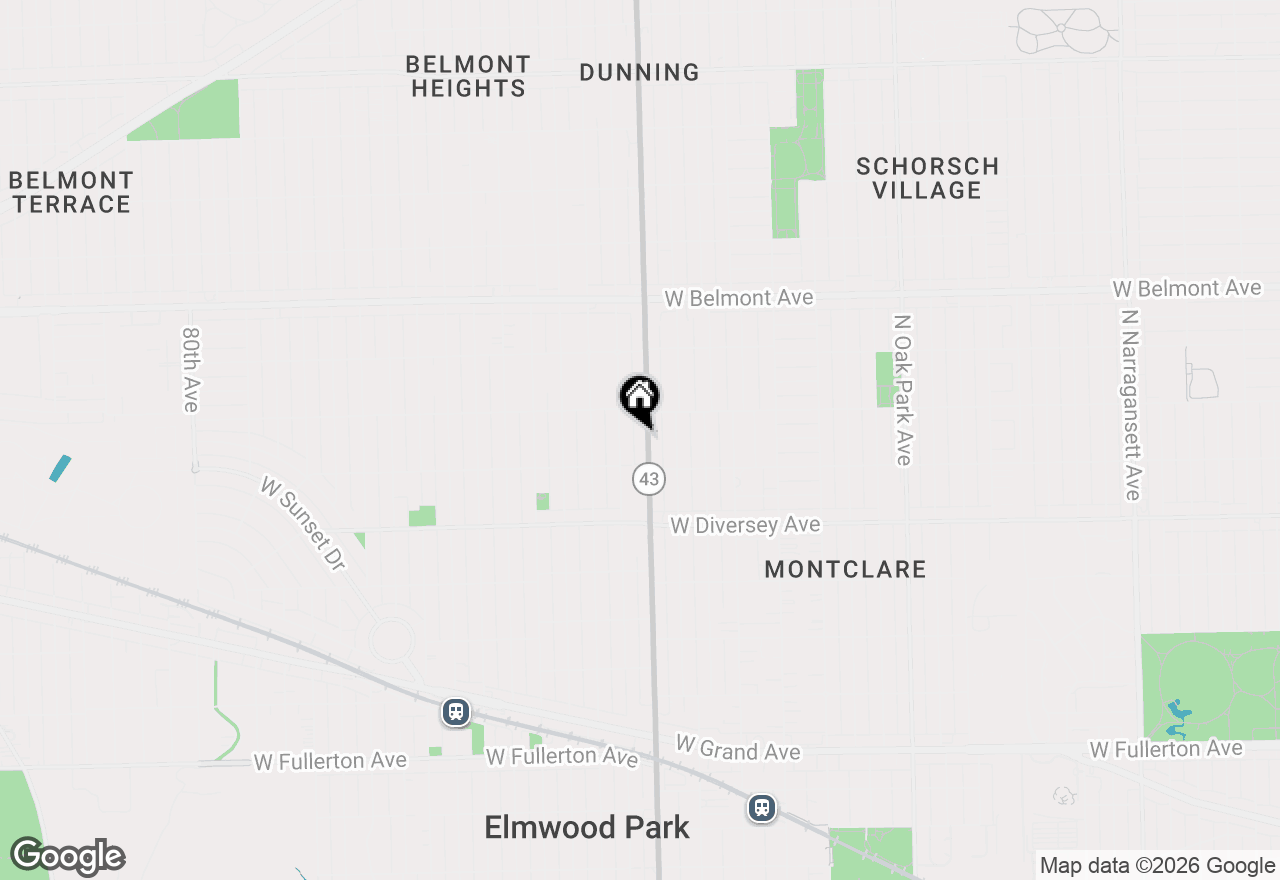 Map of 2920 N Harlem Avenue #4G, Elmwood Park, IL 60707