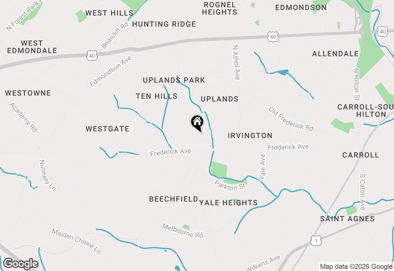 Map of 15 S Tremont Road, Baltimore, MD 21229