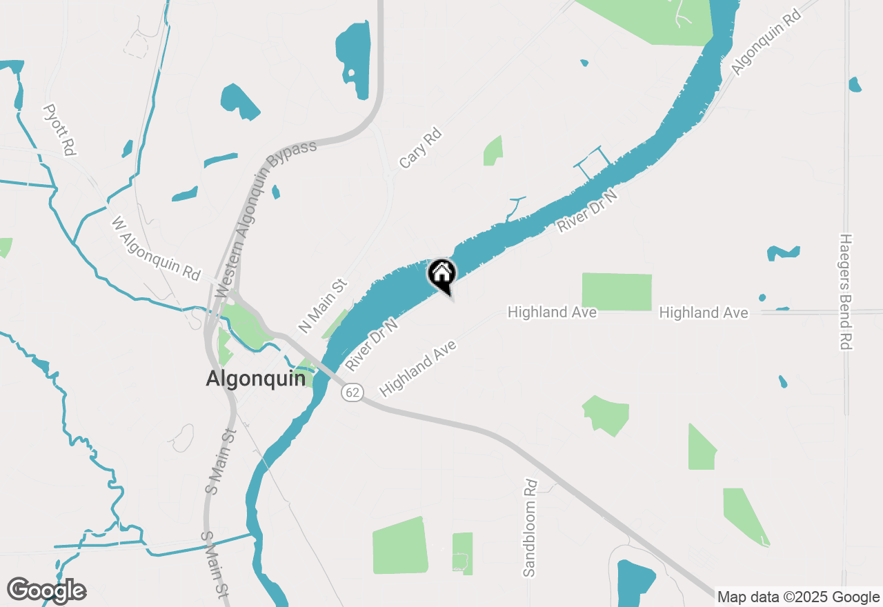 Map of 721 N River Road, Algonquin, IL 60102