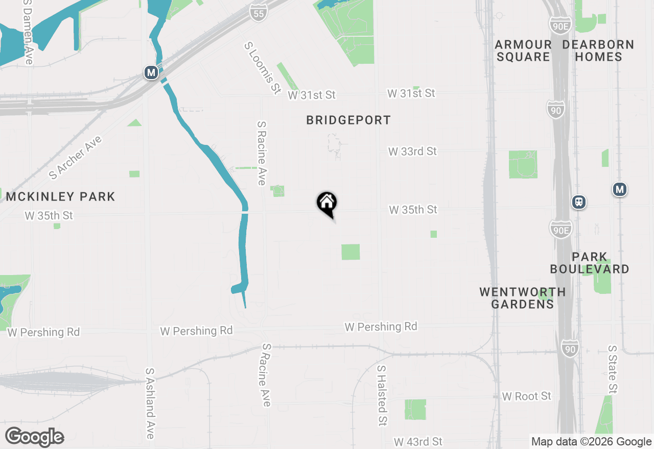 Map of 974 W 35th Place #508, Chicago, IL 60609