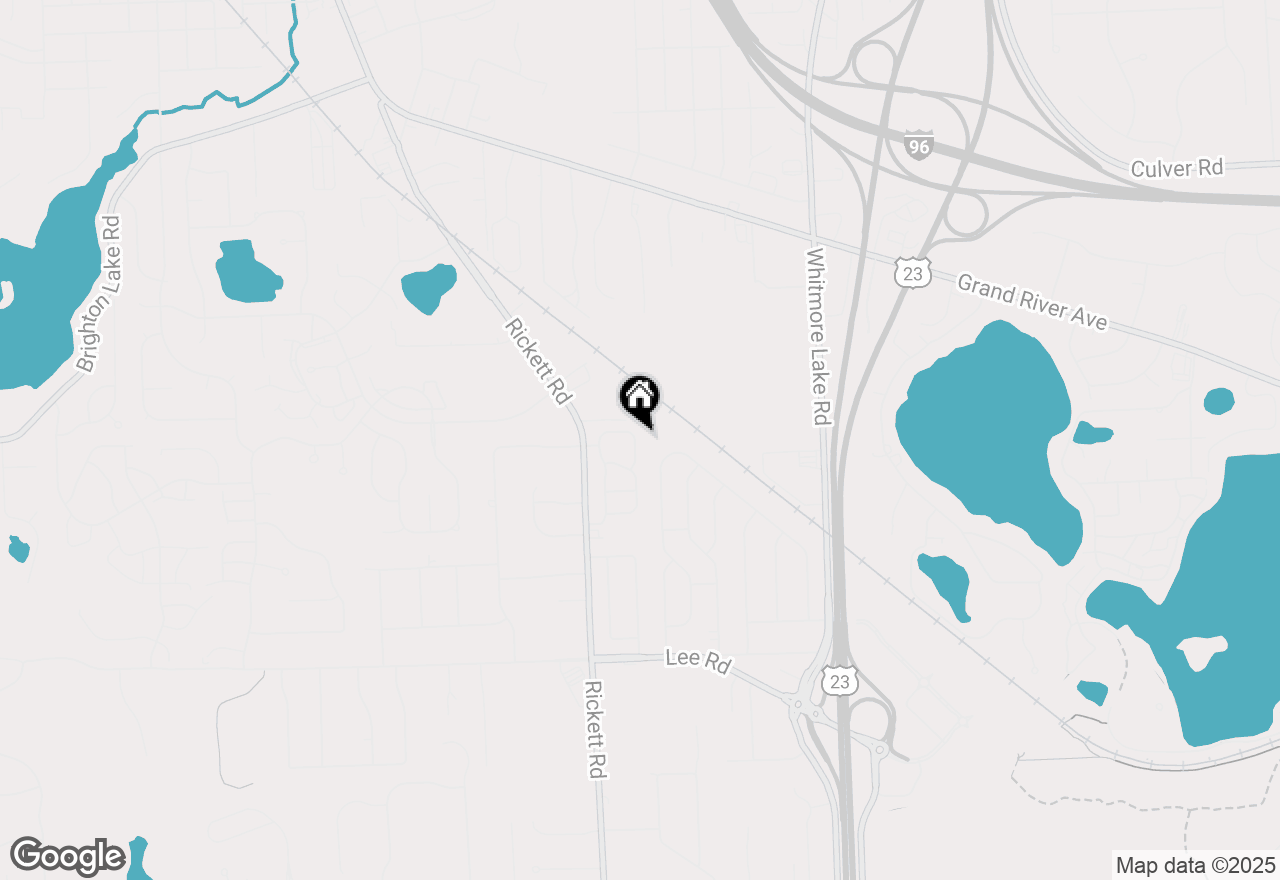 Map of 360 Woodfield Square Lane, Brighton, MI 48116