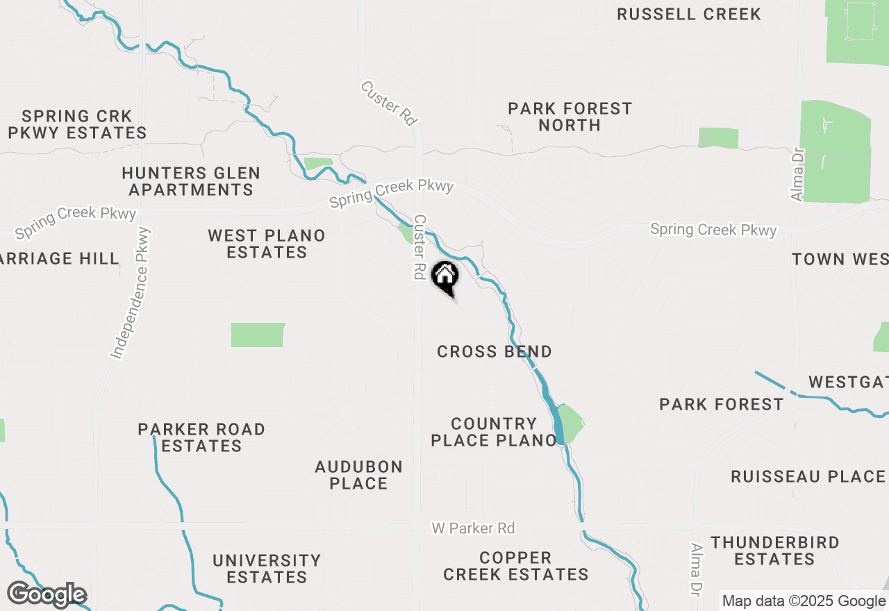 Map of 1925 Sparrows Point Drive, Plano, TX 75023
