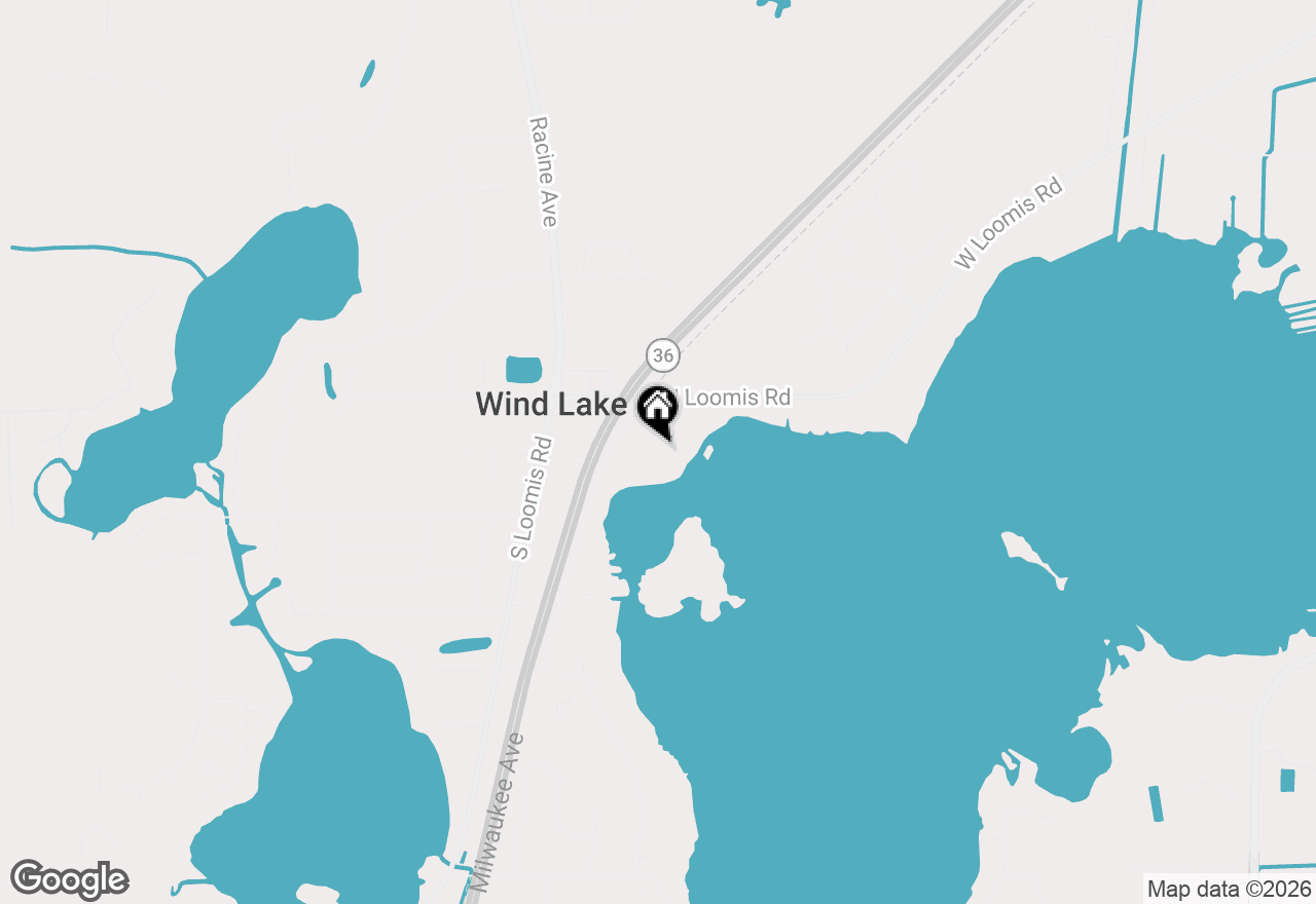 Map of 26211 W Loomis Rd, Waterford, WI 53185