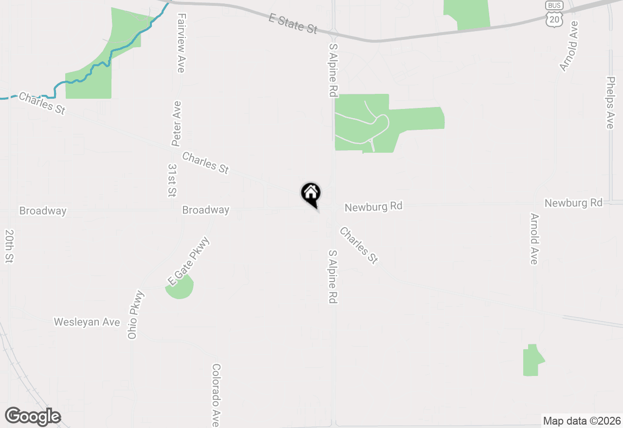 Map of 3929 Broadway, Rockford, IL 61108