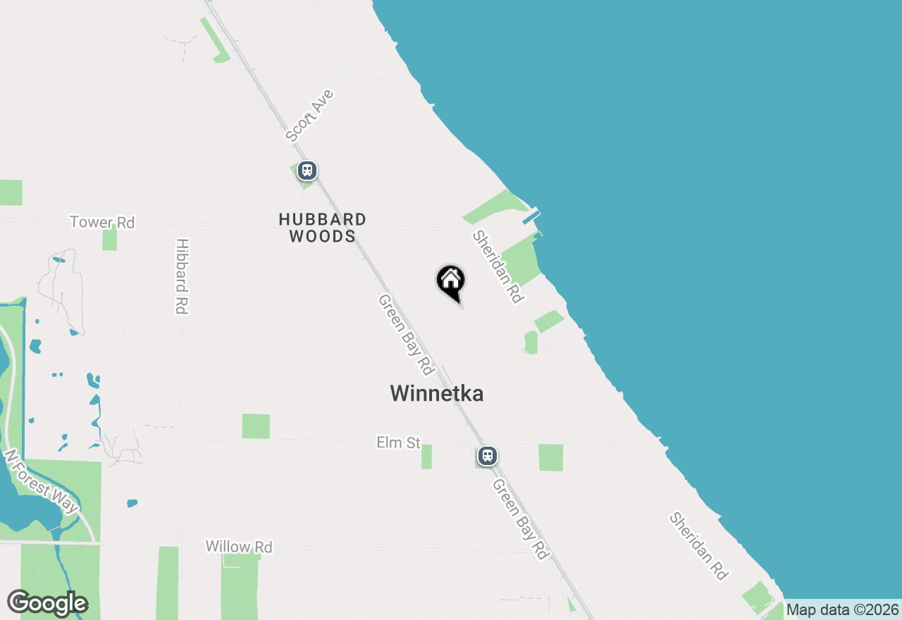 Map of 747 Lincoln Avenue, Winnetka, IL 60093