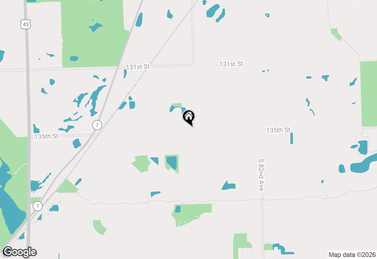 Map of 8627 Sunshine Lane, Orland Park, IL 60462