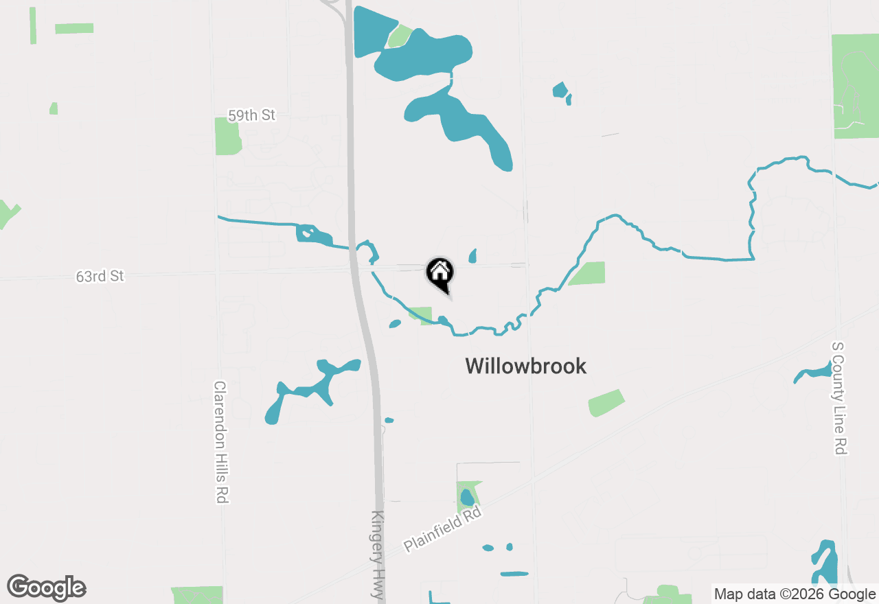 Map of 6318 Martin Drive, Willowbrook, IL 60527