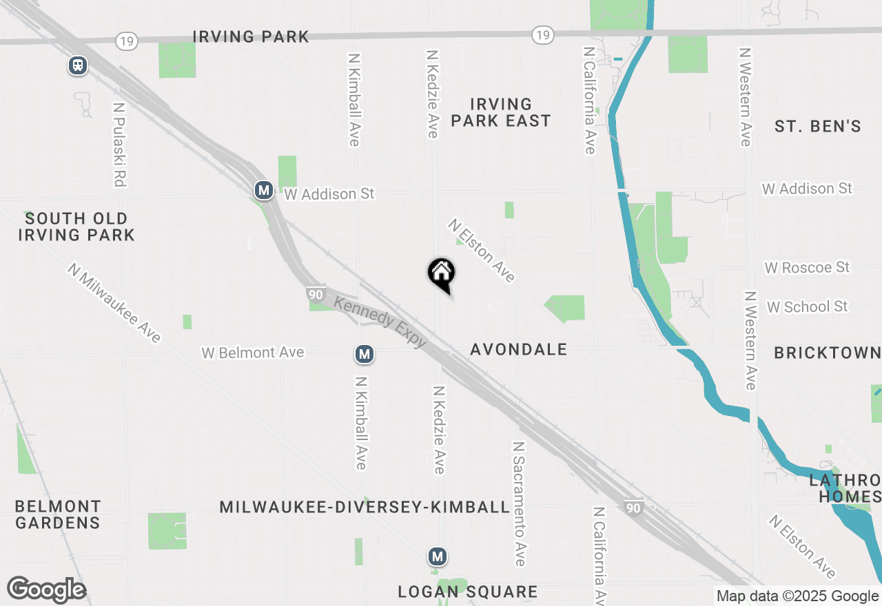 Map of 3313 N Kedzie Avenue, Chicago, IL 60618