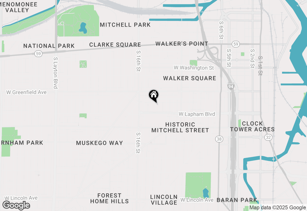 Map of 1534 S 15th St, Milwaukee, WI 53204