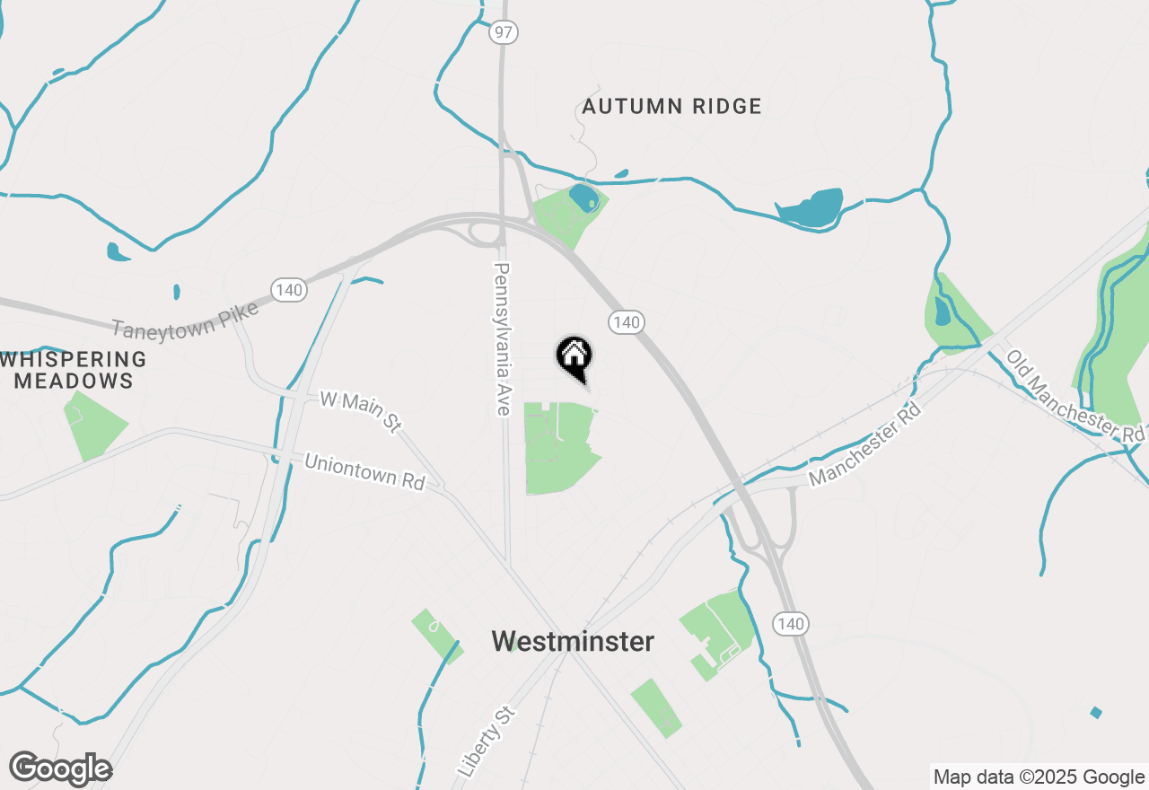 Map of 33 Monroe Street, Westminster, MD 21157