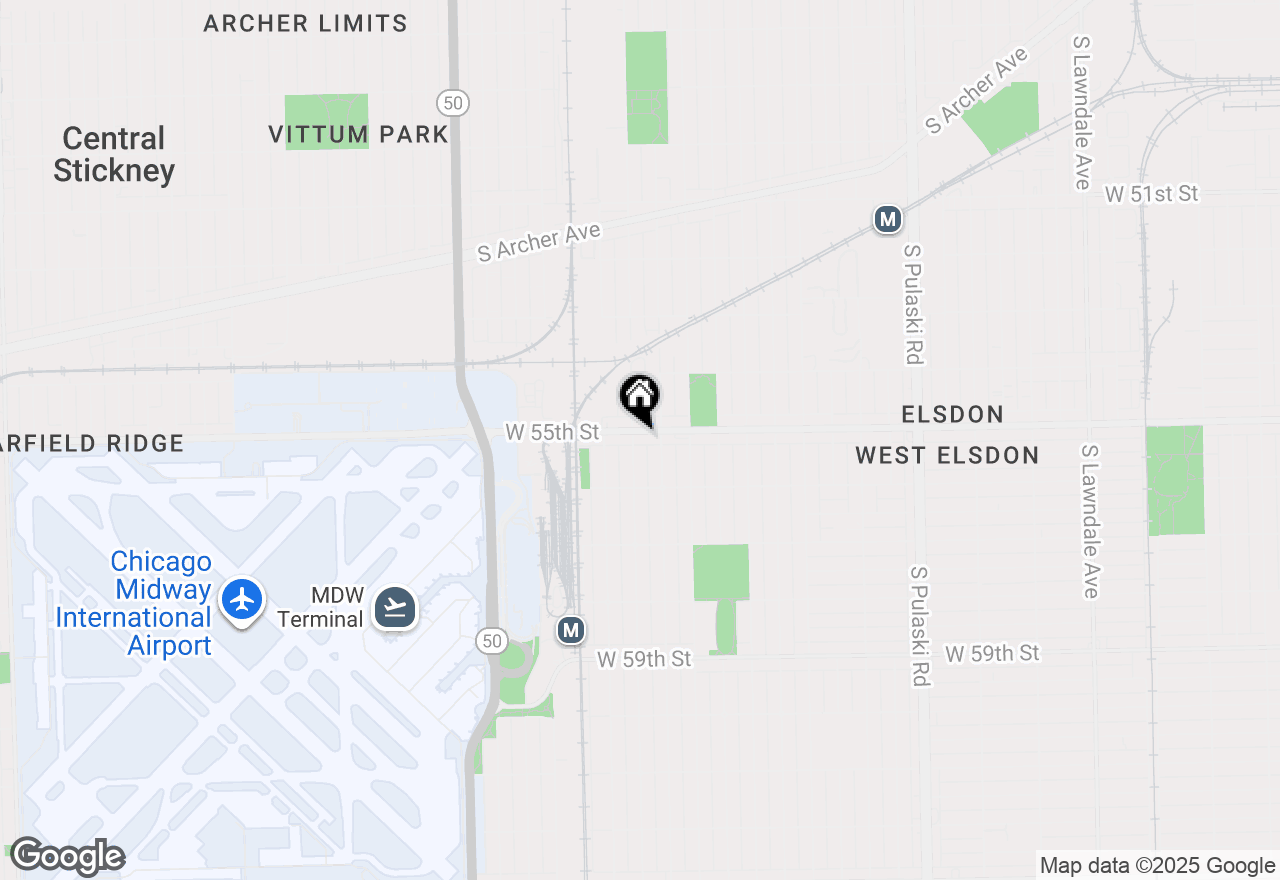 Map of 4455 W 55th Street, Chicago, IL 60632