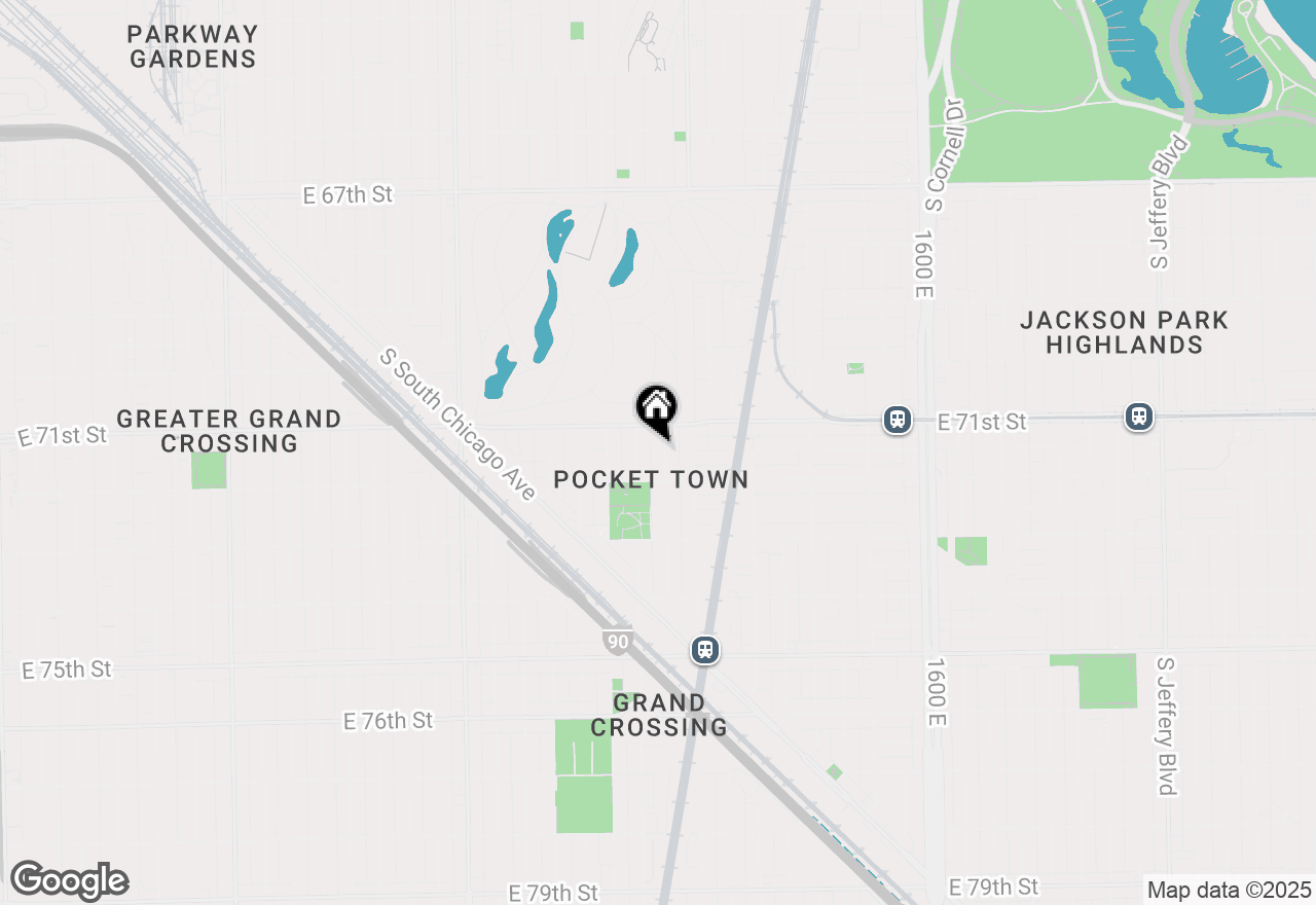 Map of 7130 S University Avenue, Chicago, IL 60619