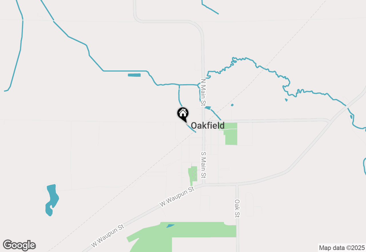 Map of 156 W Church St, Oakfield, WI 53065