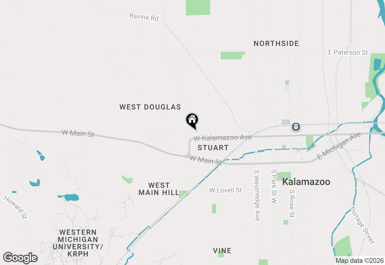 Map of 416 Douglas Avenue, Kalamazoo, MI 49007