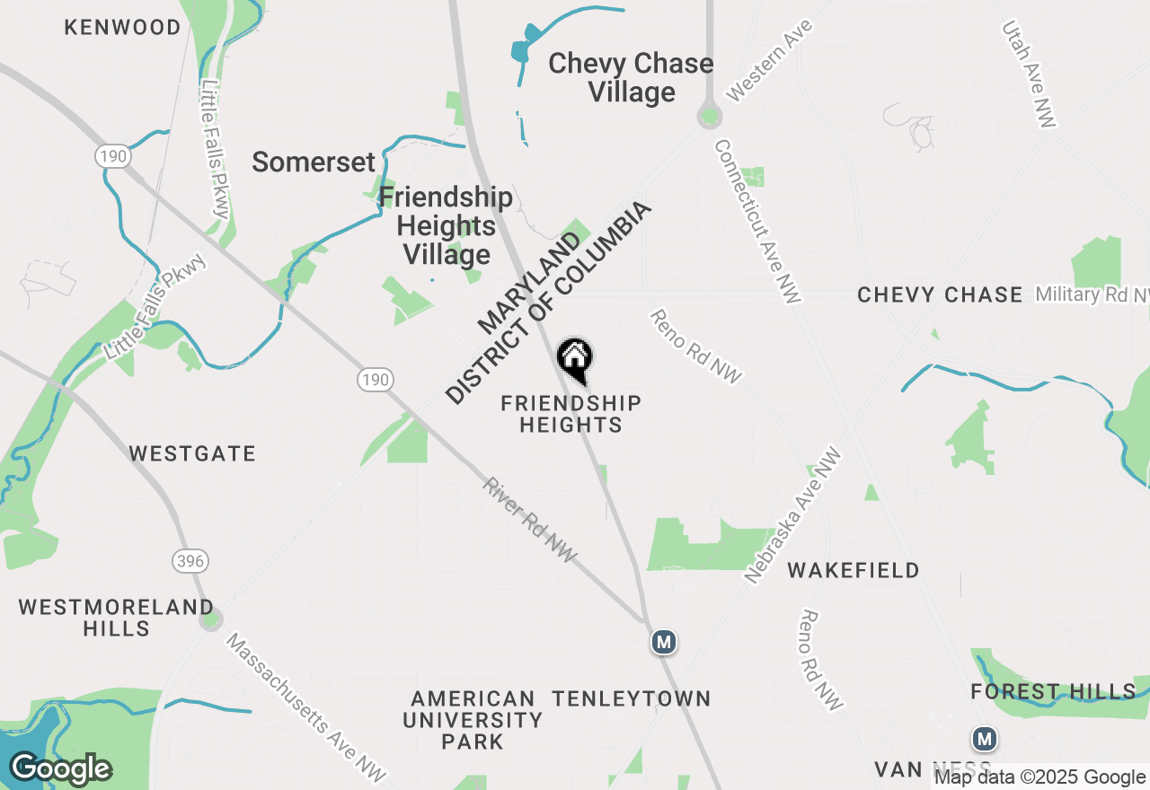 Map of 5201B Wisconsin Avenue Nw #105, Washington, DC 20015