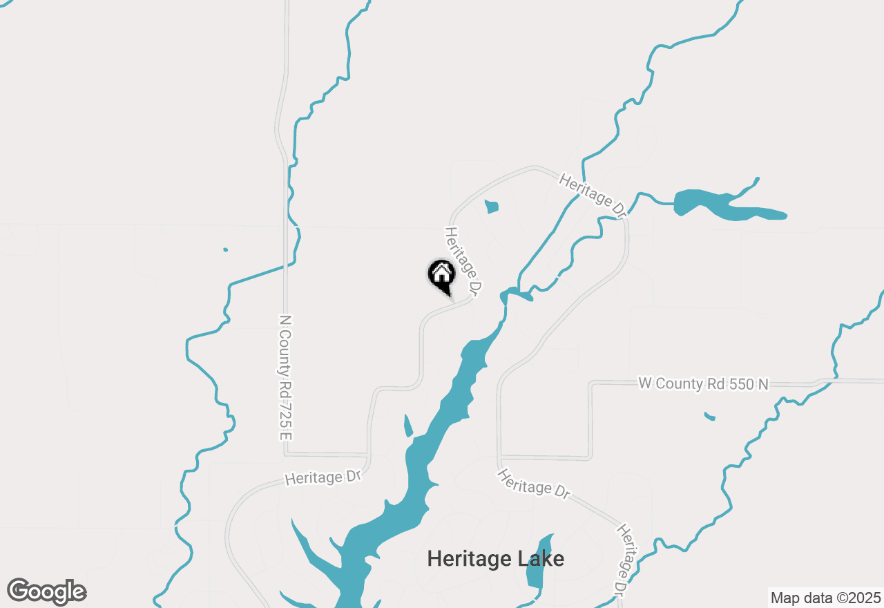 Map of 38 Lincoln Hills, Coatesville, IN 46121