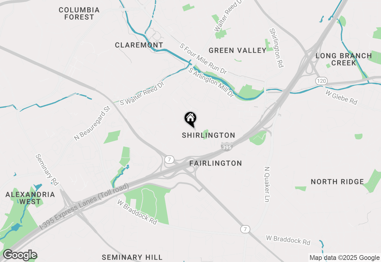 Map of 4638 30th Road S, Arlington, VA 22206