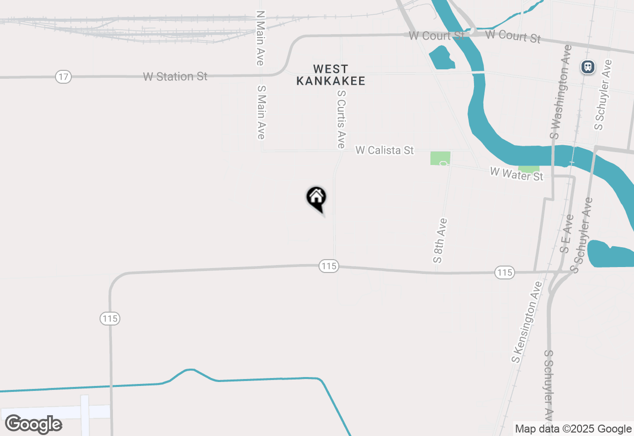 Map of 1431 W Vanmeter Street, Kankakee, IL 60901