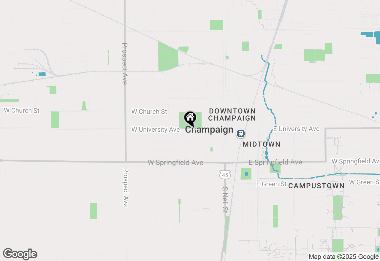 Map of 405 W University Avenue #102, Champaign, IL 61820