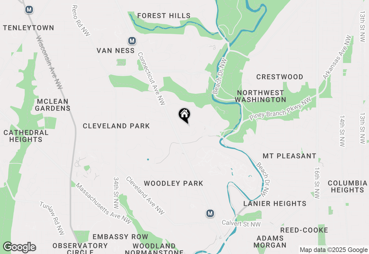 Map of 2729 Ordway Street Nw #6, Washington, DC 20008