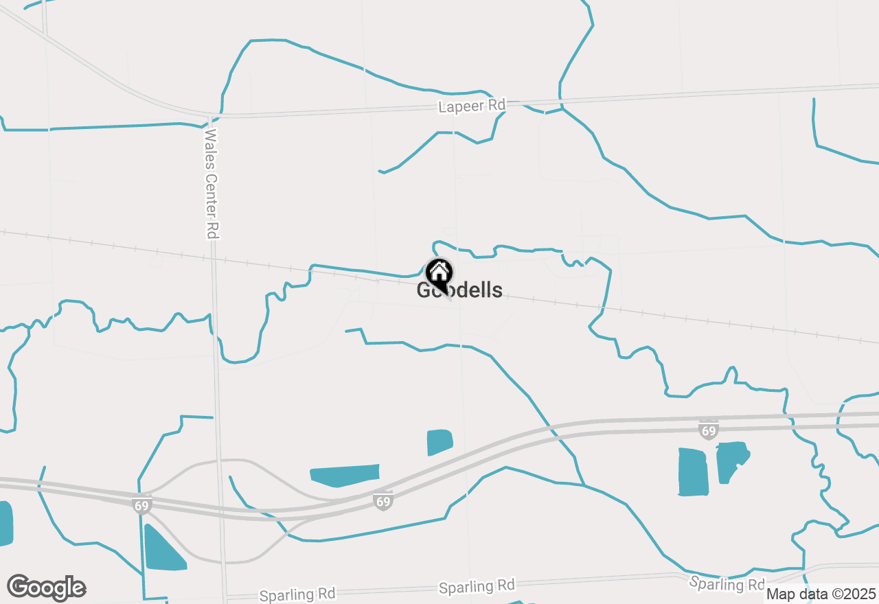 Map of 8532 Morris Road, Goodells, MI 48027