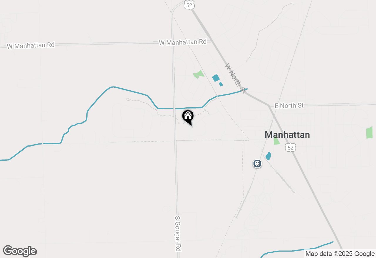 Map of 25644 Barrow Road, Manhattan, IL 60442