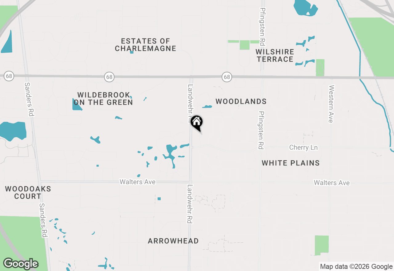 Map of 1116 Adirondack Drive, Northbrook, IL 60062