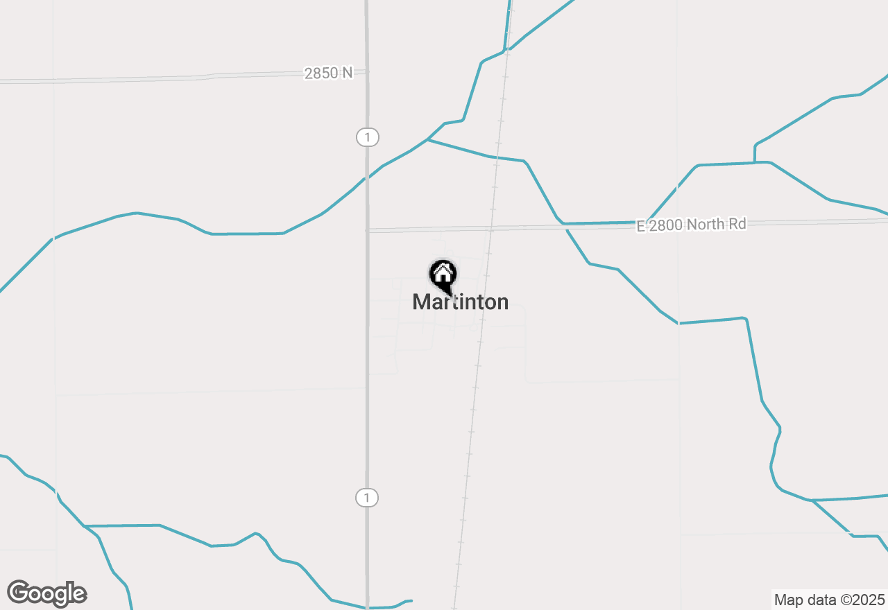 Map of 105 W Main Street, Martinton, IL 60951