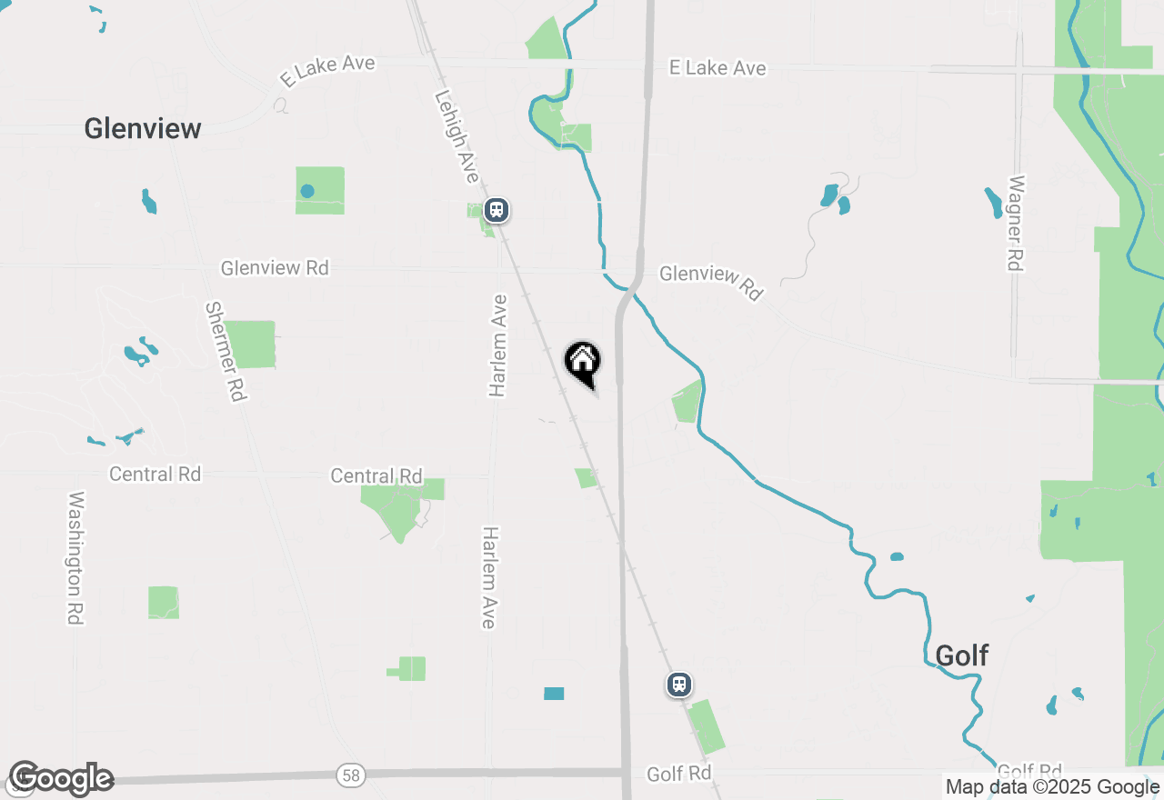 Map of 710 Waukegan Road #401B, Glenview, IL 60025