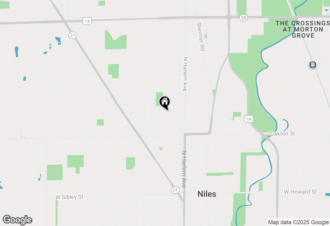 Map of 8133 N Odell Avenue, Niles, IL 60714