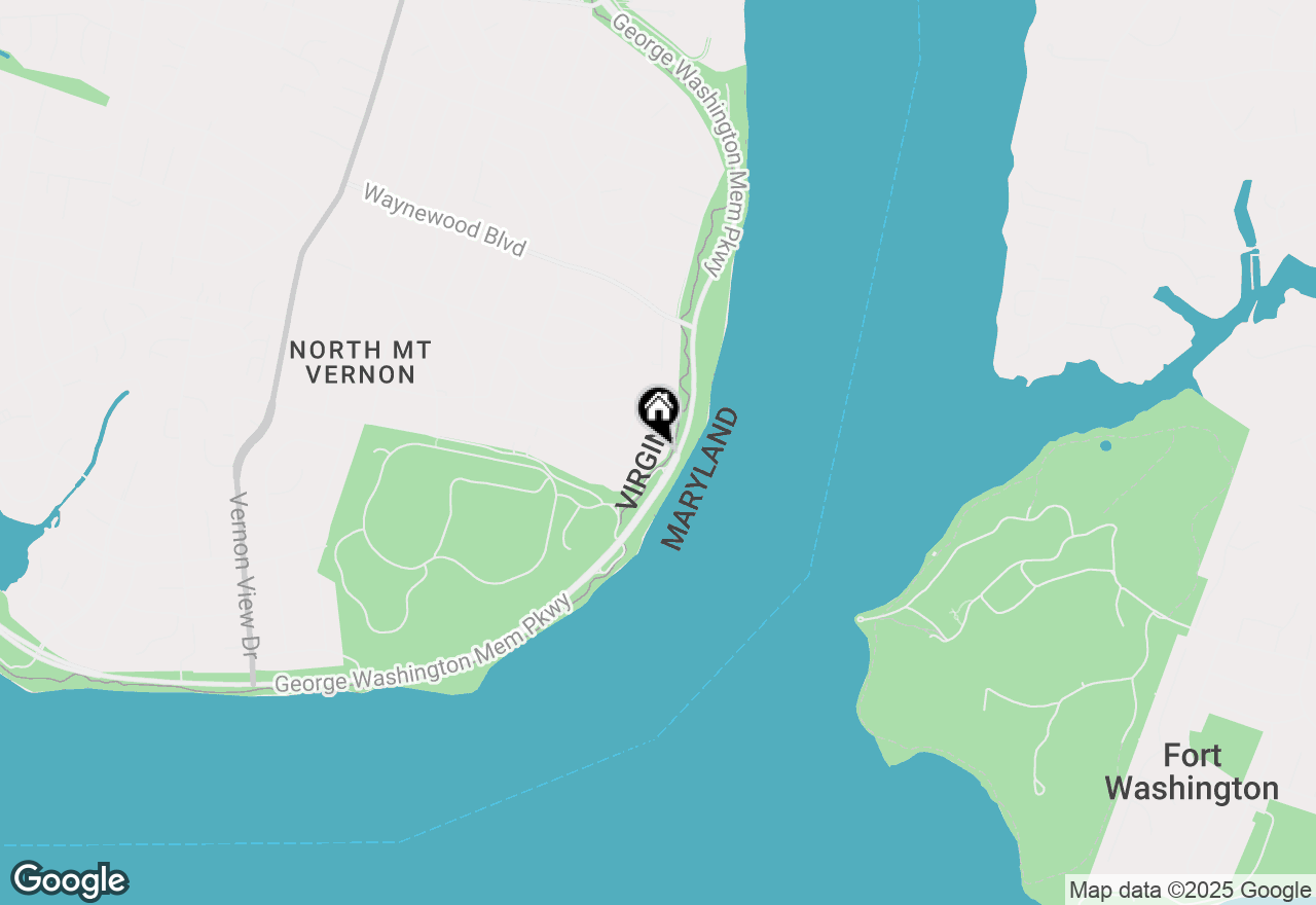 Map of 824 Emerald Drive, Alexandria, VA 22308