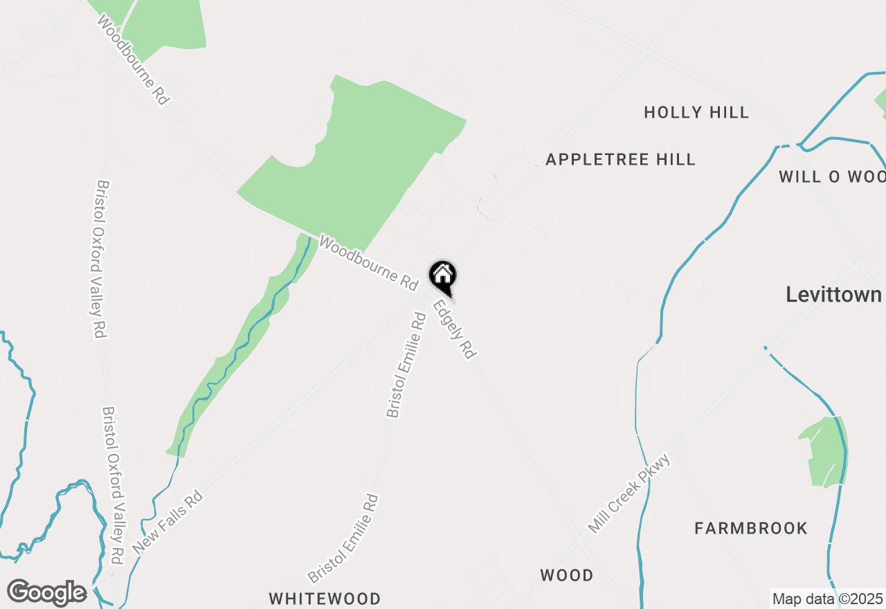 Map of L235.17 Edgely Road, Levittown, PA 19055