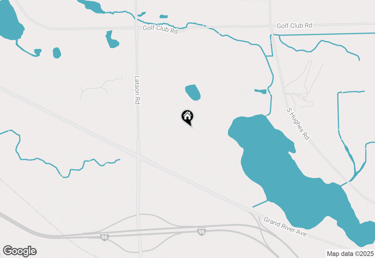 Map of 4340 Hampton Ridge Blvd, Howell, MI 48843