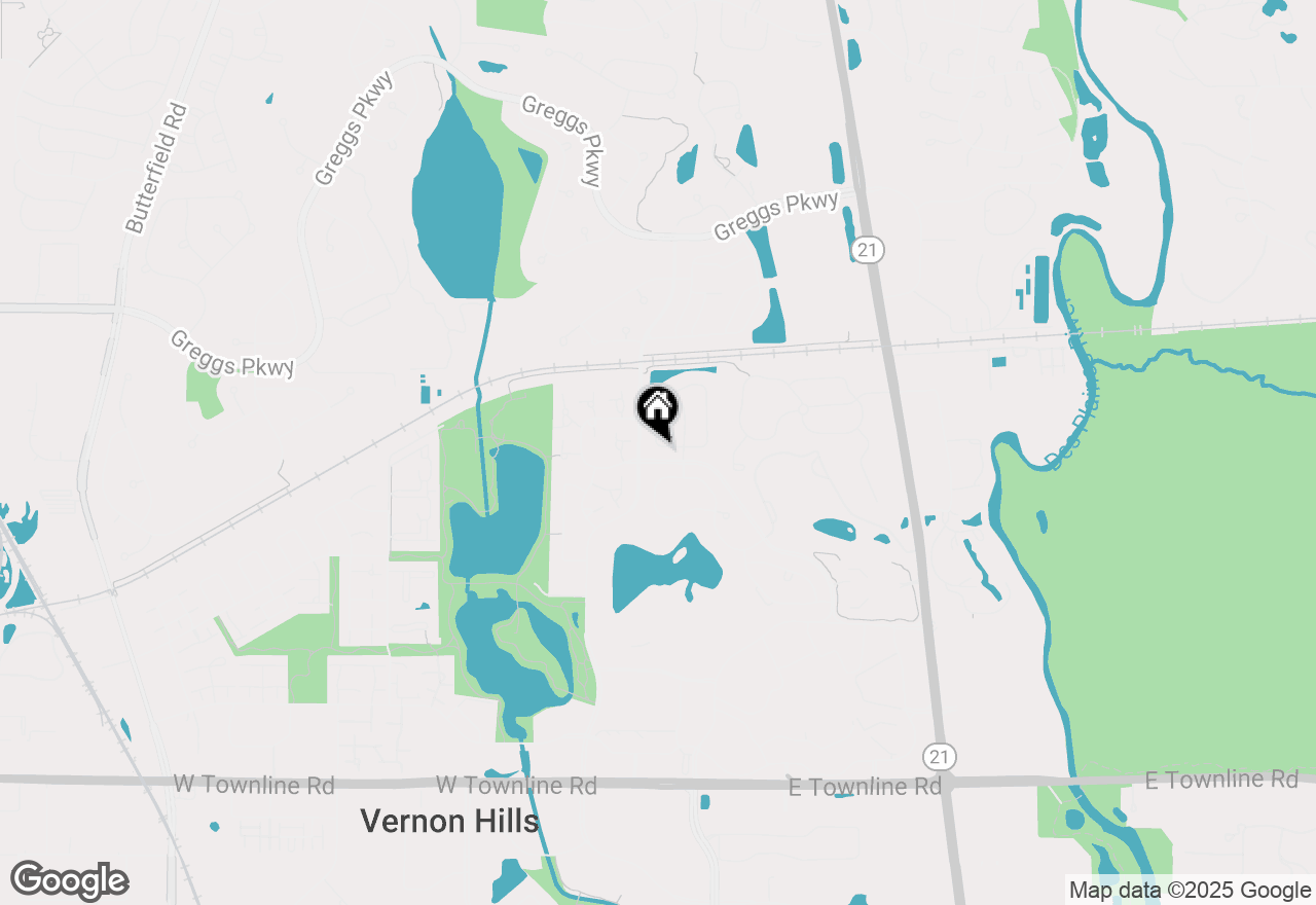 Map of 318 Pine Lake Circle, Vernon Hills, IL 60061